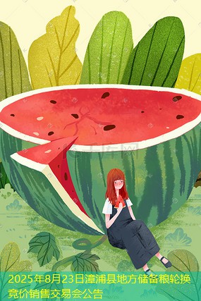 2025年8月23日漳浦县地方储备粮轮换竞价销售交易会公告