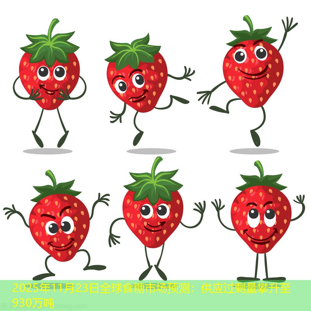 2025年11月23日全球食糖市场预测：供应过剩量攀升至930万吨