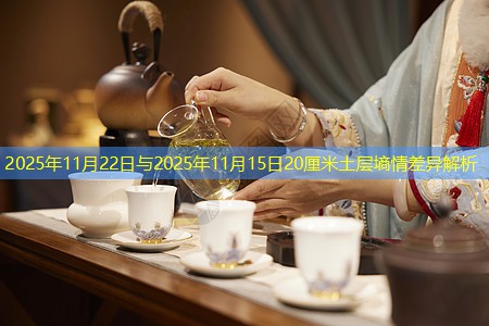 2025年11月22日与2025年11月15日20厘米土层墒情差异解析