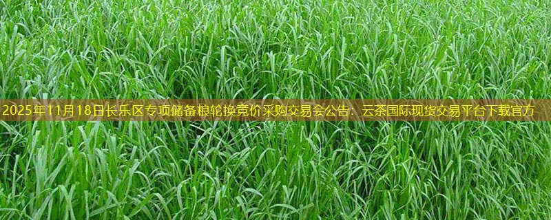 2025年11月18日长乐区专项储备粮轮换竞价采购交易会公告