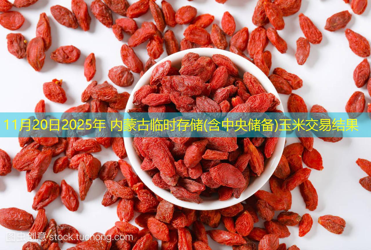 11月20日2025年 内蒙古临时存储(含中央储备)玉米交易结果